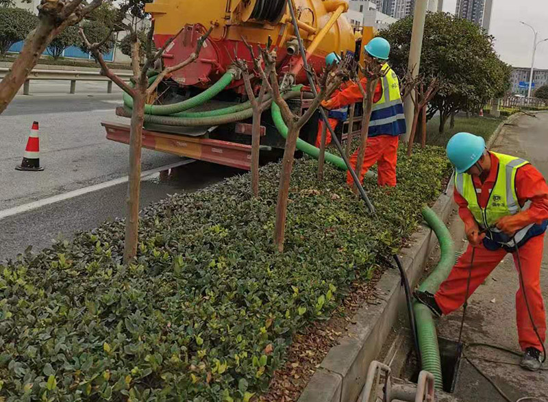莲都市政管道清淤